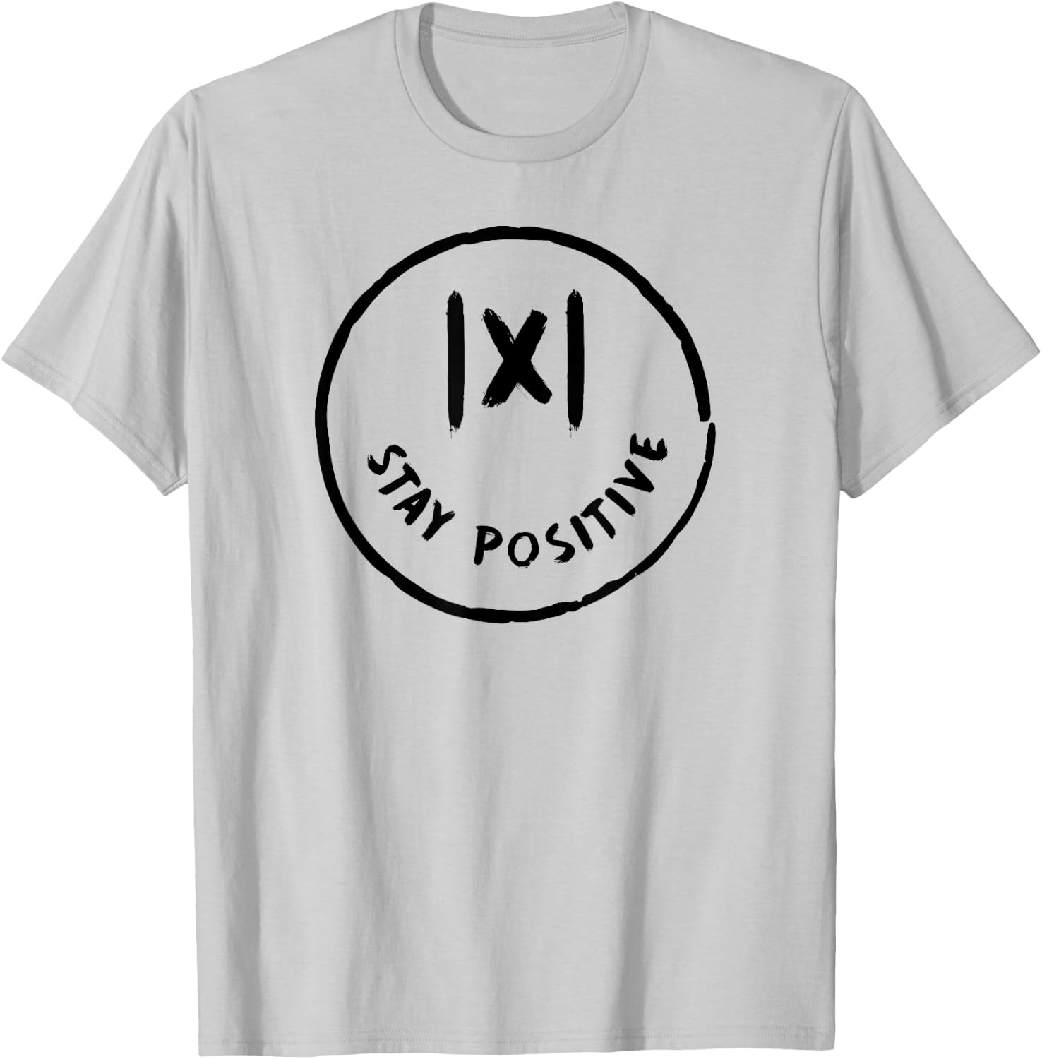 Math Positive X Funny Math T-Shirt - T-Shirt | Ash