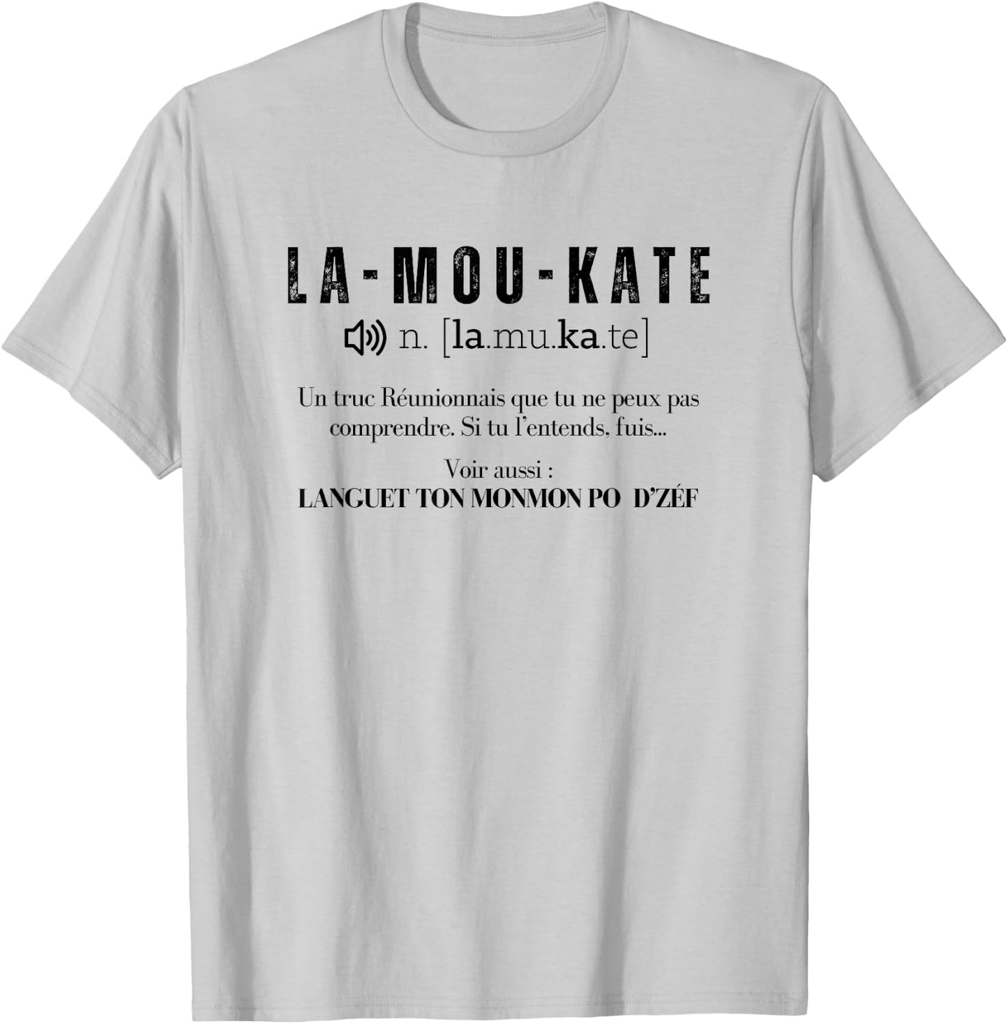 Funny The Mukate Lover Reunion Island 974 , white, S T-Shirt - T-Shirt | Ash