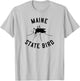 Classic Maine Mosquito State Bird T-Shirt - T-Shirt | Ash
