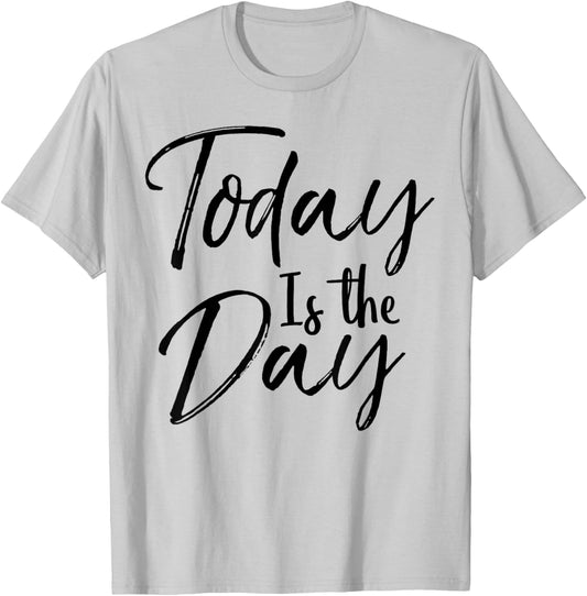 Today is the Day Shirt Vintage Adoption Celebration T-Shirt - T-Shirt | Ash