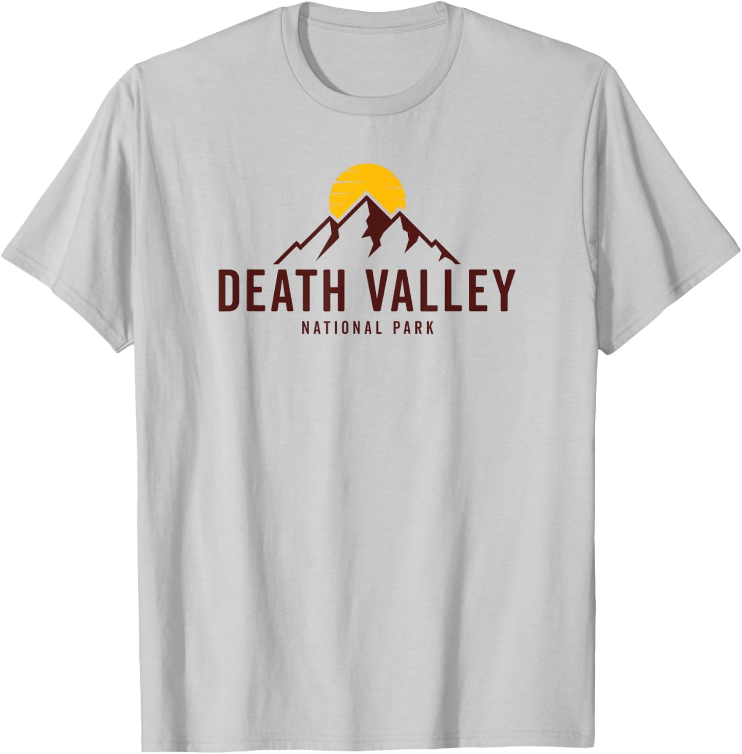 Death Valley National Park Souvenir Retro Sunset Hiking T-Shirt - T-Shirt | Ash