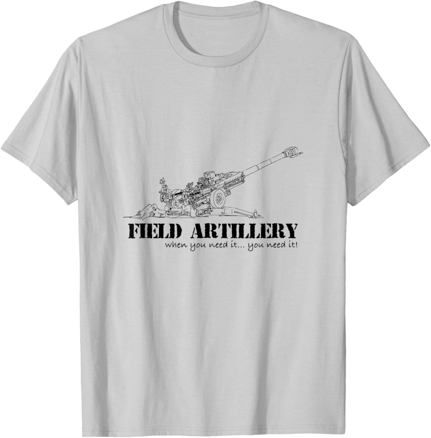 Field Artillery T shirt T-Shirt - T-Shirt | Ash