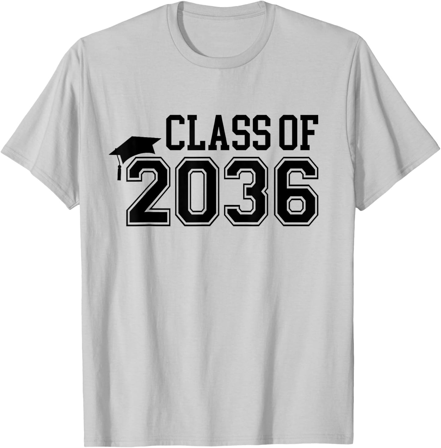 Class of 2036 First Day of School Graduation Boys Girls Kids T-Shirt - T-Shirt | Ash