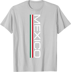 MEXICO FLAG ATHLETIC SPORTS JERSEY STYLE APPAREL - Mexiko-Flagge, mexikanische Sportspiele, Trikot-Stil fr Erwachsene und Kinder, Grn, Kurzarm, Crew-Ausschnitt, S T-Shirt - T-Shirt | Ash