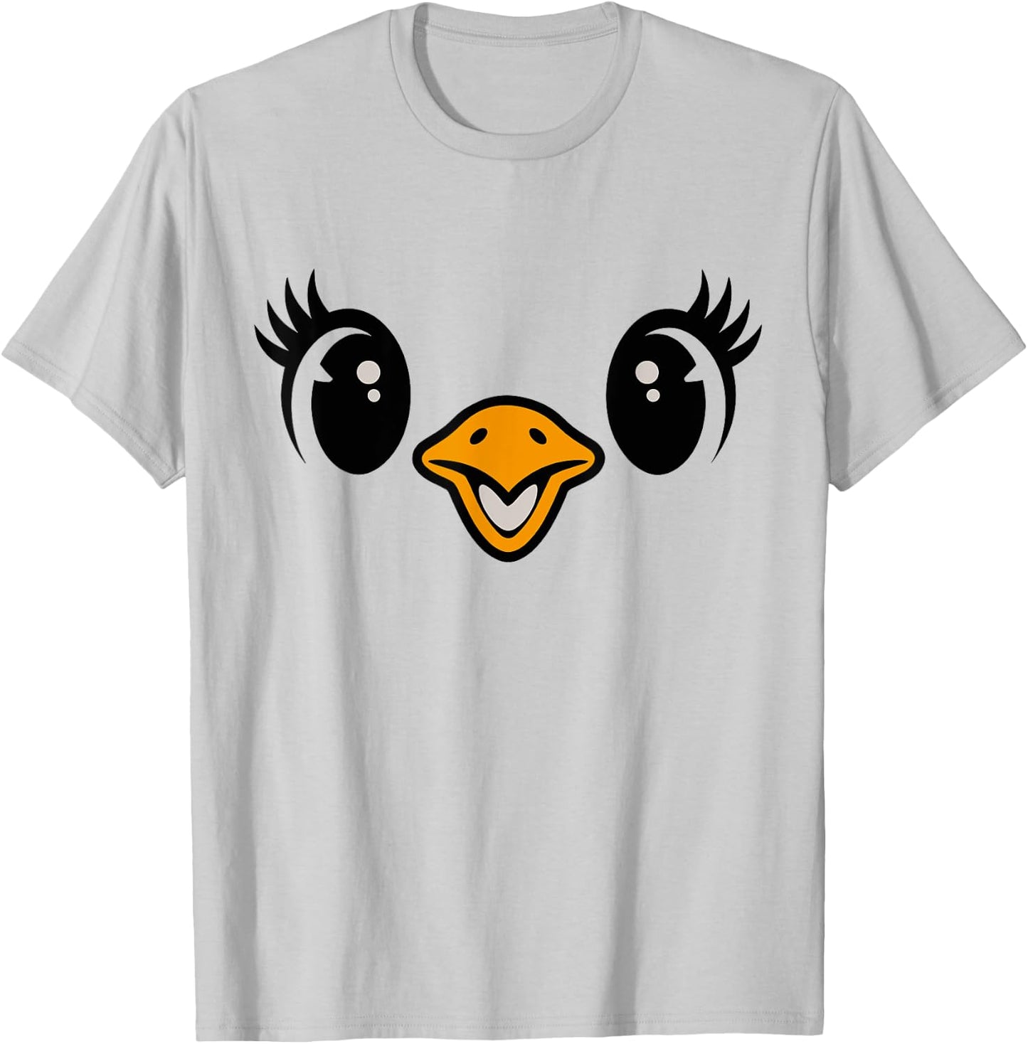 Halloween Chick Face Costume Kids Cute Baby Chicken T-Shirt - T-Shirt | Ash