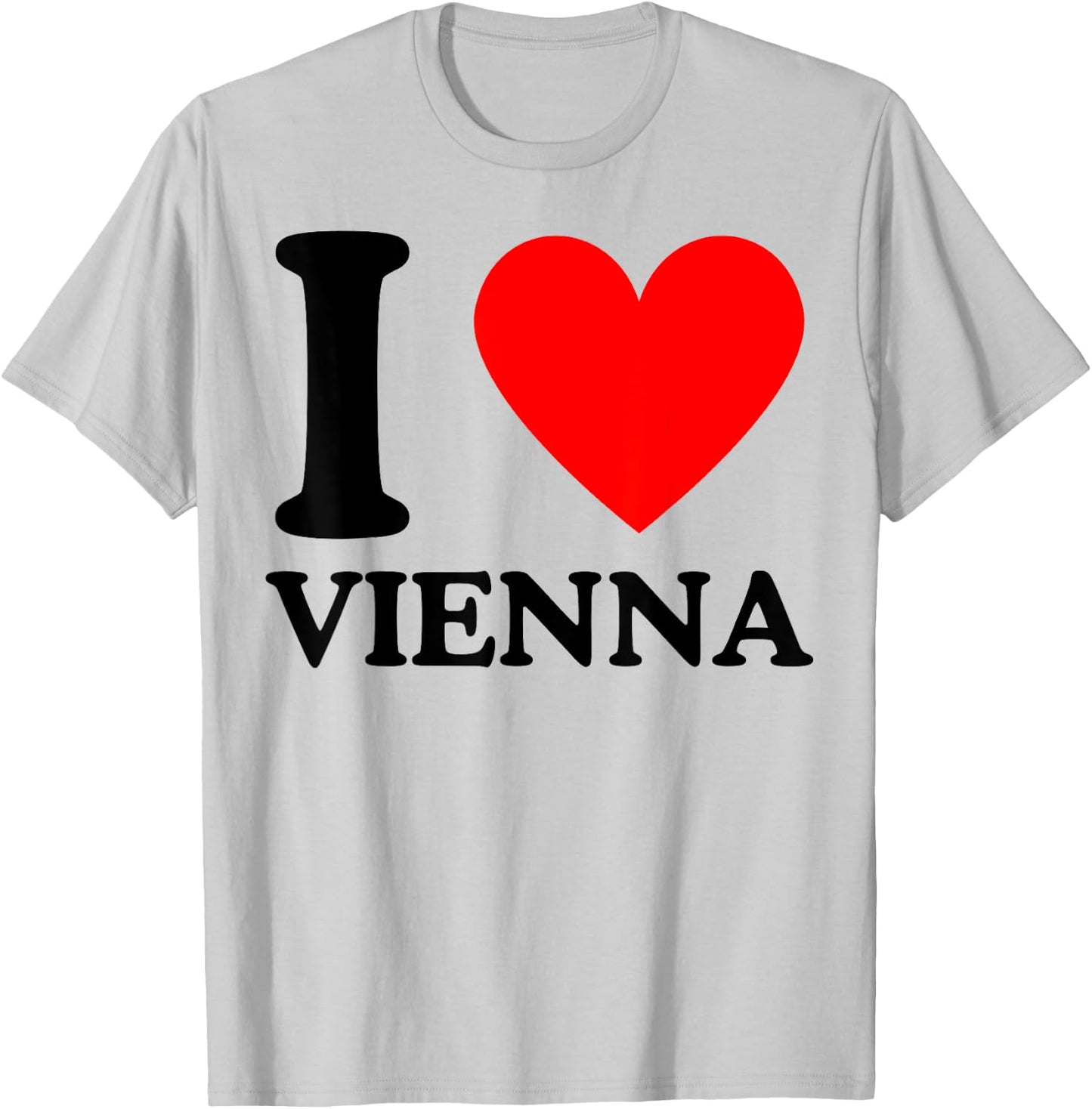 I Love Vienna - Ich liebe Wien T-Shirt - T-Shirt | Ash