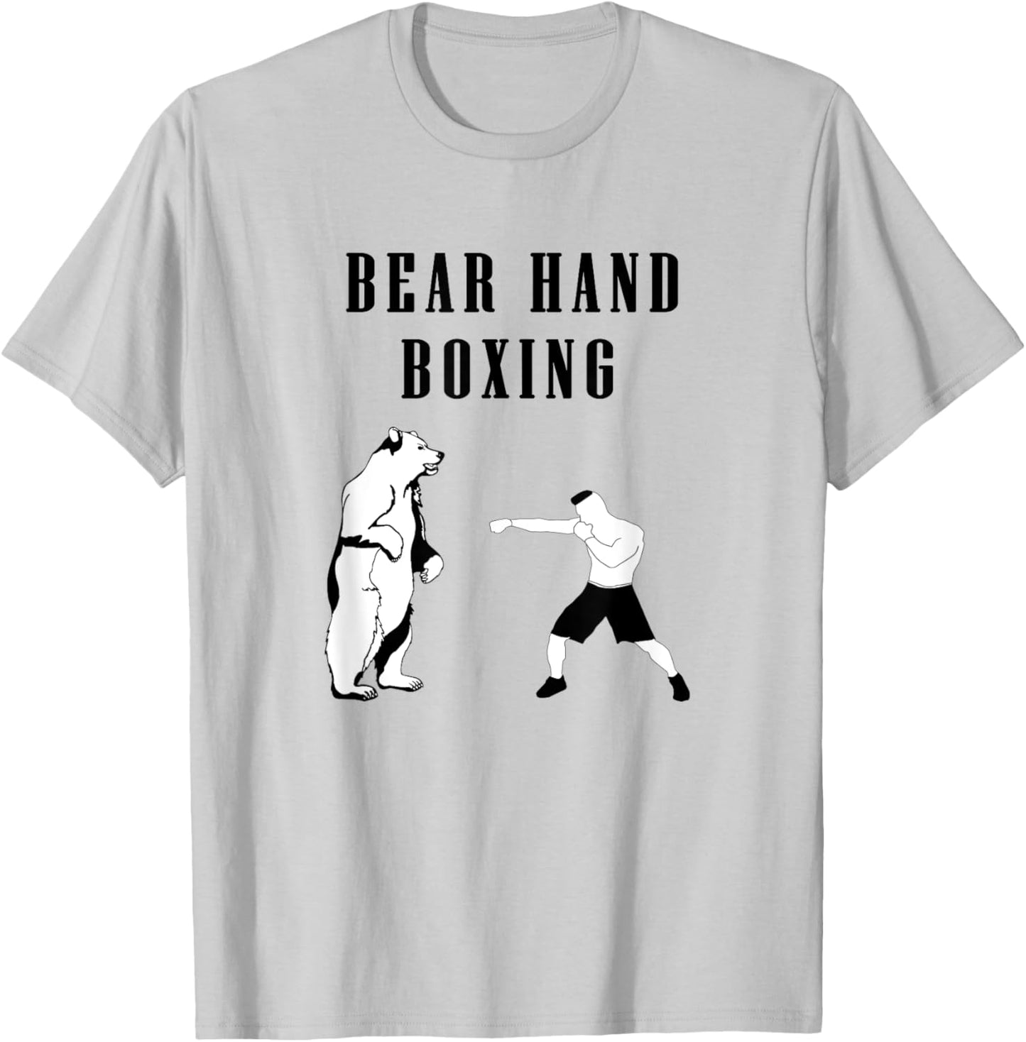 Bear hand boxing T-Shirt - T-Shirt | Ash
