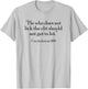 He who does not lick the clit should not get to hit T-Shirt - T-Shirt | Ash