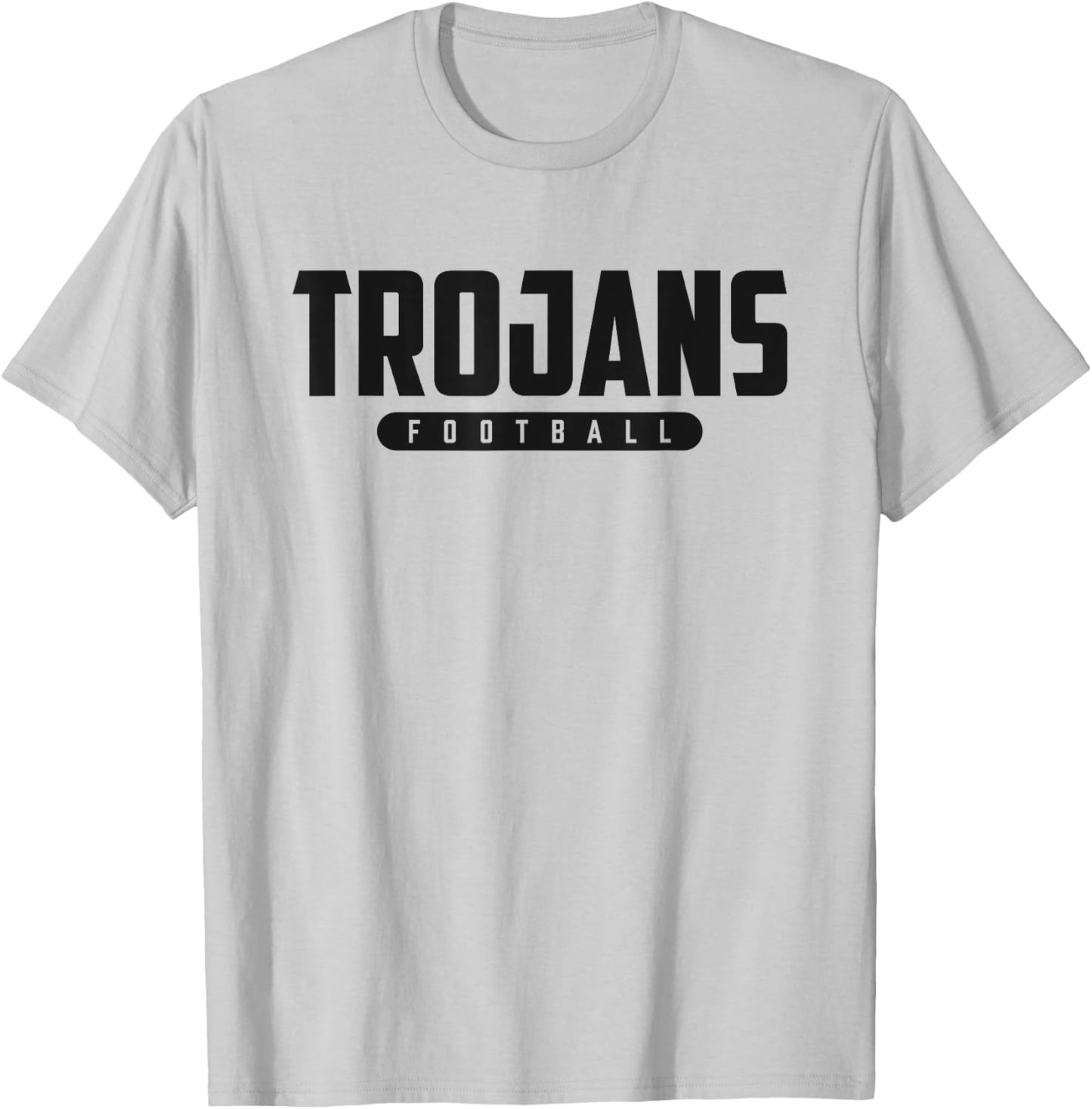 Green Sea Floyds Trojans Football T-Shirt - T-Shirt | Ash