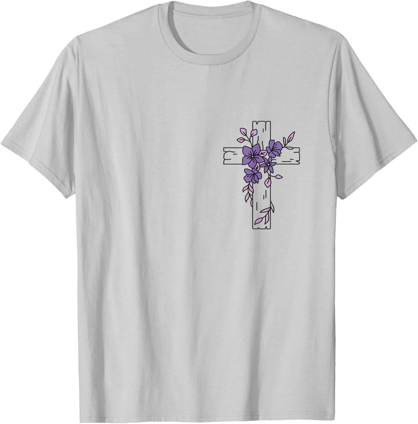 This Girl Runs on Jesus and Cheer Leading T-Shirt - T-Shirt | Ash