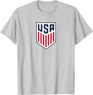 Officially Licensed US Soccer Team Gio Reyna, Premium #7 T-Shirt - T-Shirt | Ash