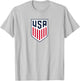 Officially Licensed US Soccer Team Gio Reyna, Premium #7 T-Shirt - T-Shirt | Ash