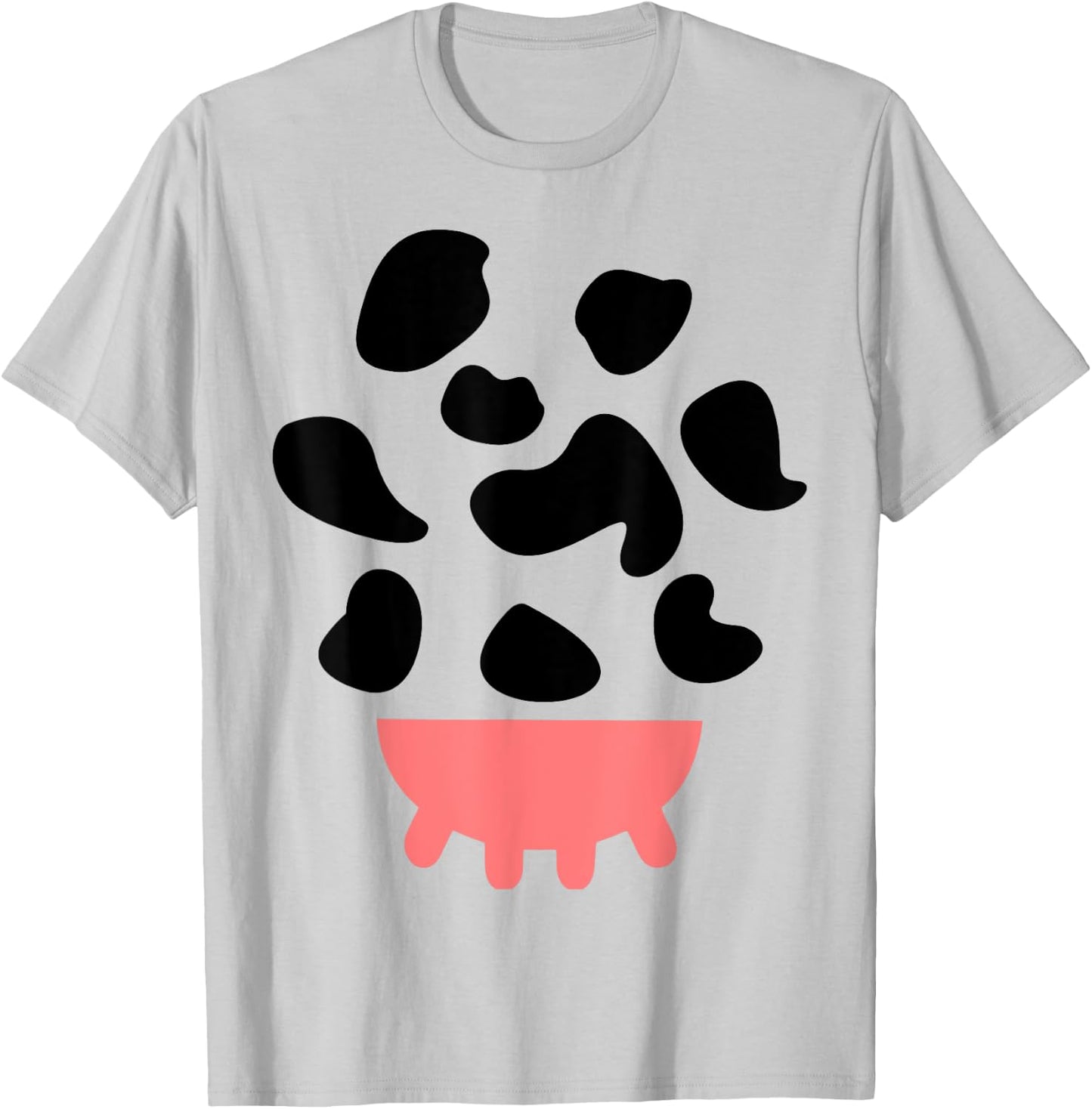 Cow costume udder cow spots stains carnival animal costume T-Shirt - T-Shirt | Ash