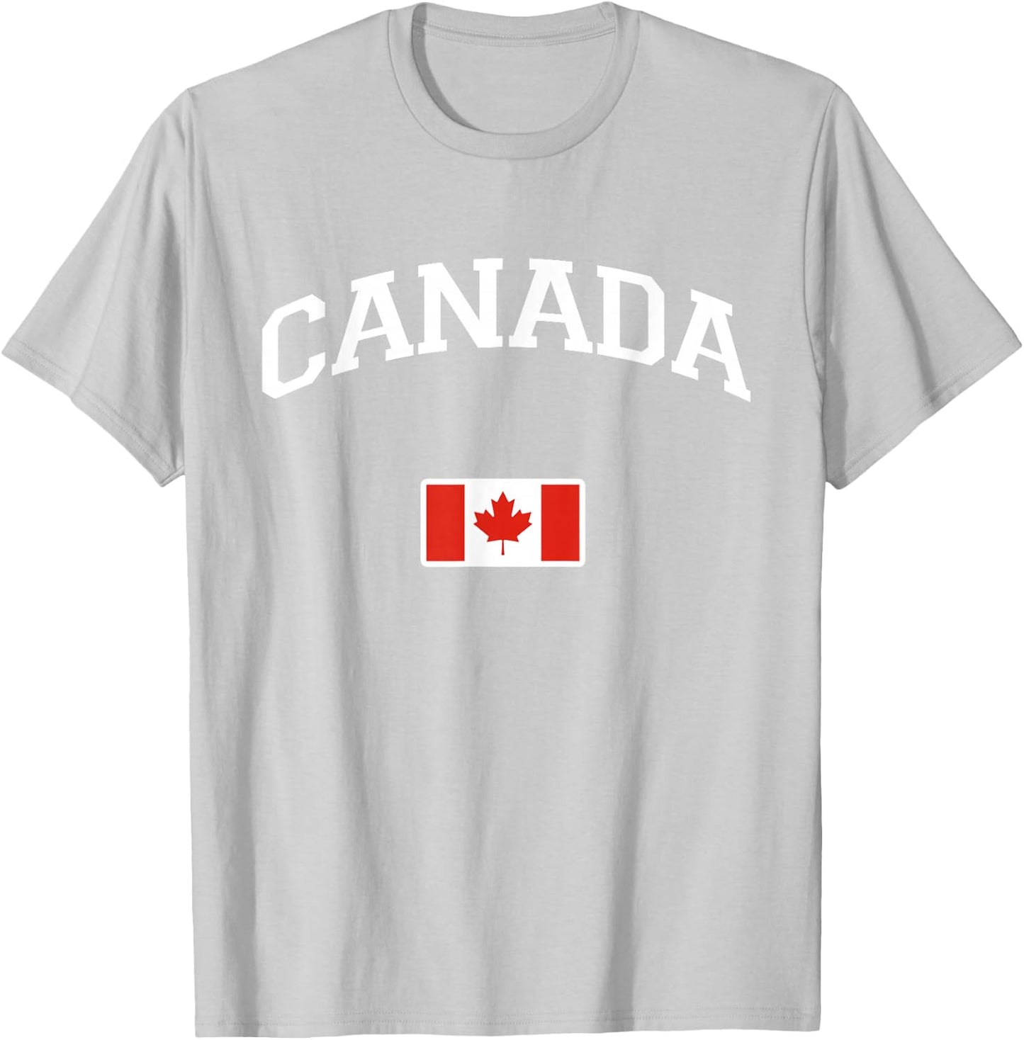 Canada Jersey | Canada Flag | Supporter Equipment, Red, S T-Shirt - T-Shirt | Ash