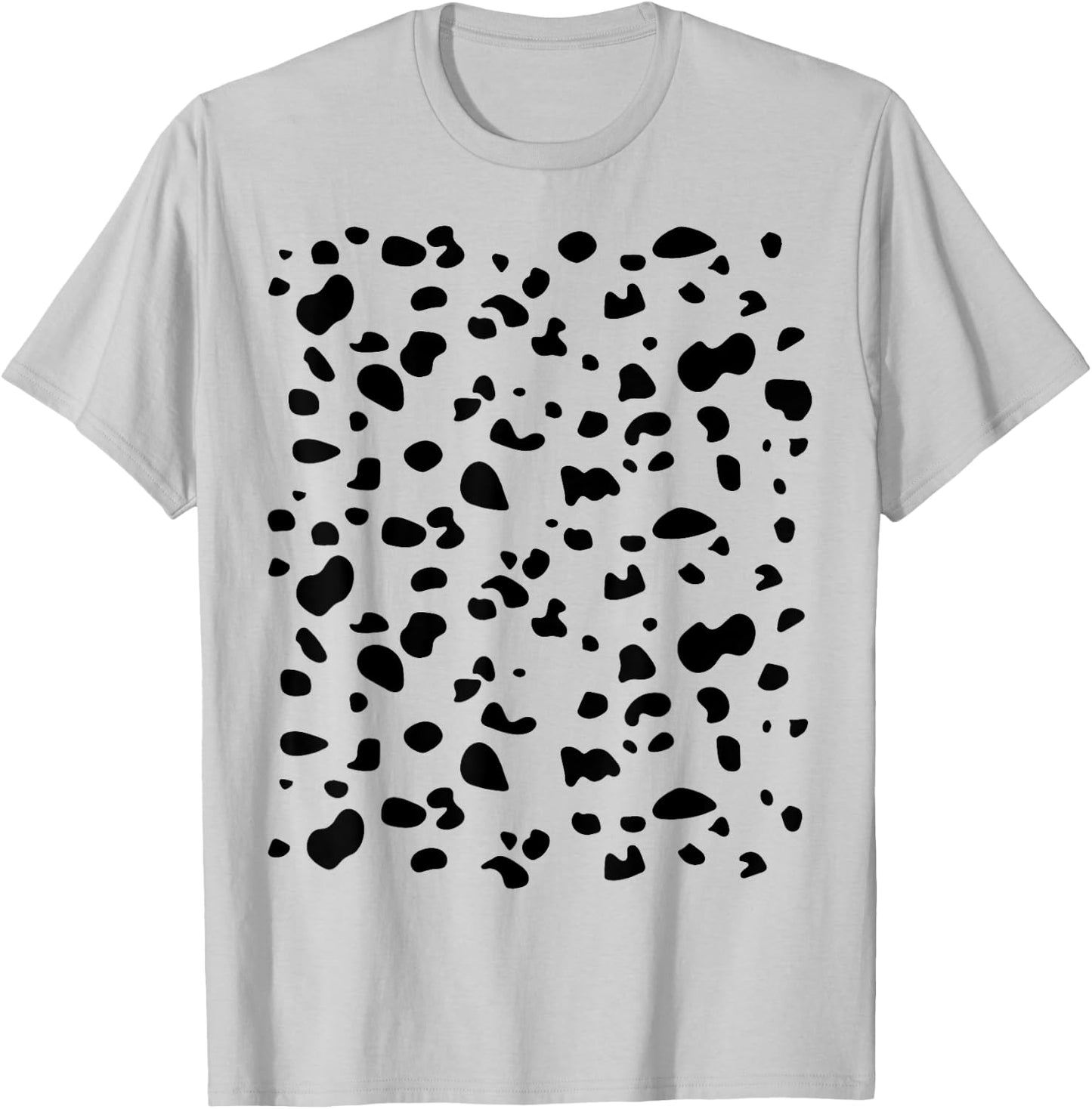 Dalmatian pattern on front and back costume halloween party T-Shirt - T-Shirt | Ash