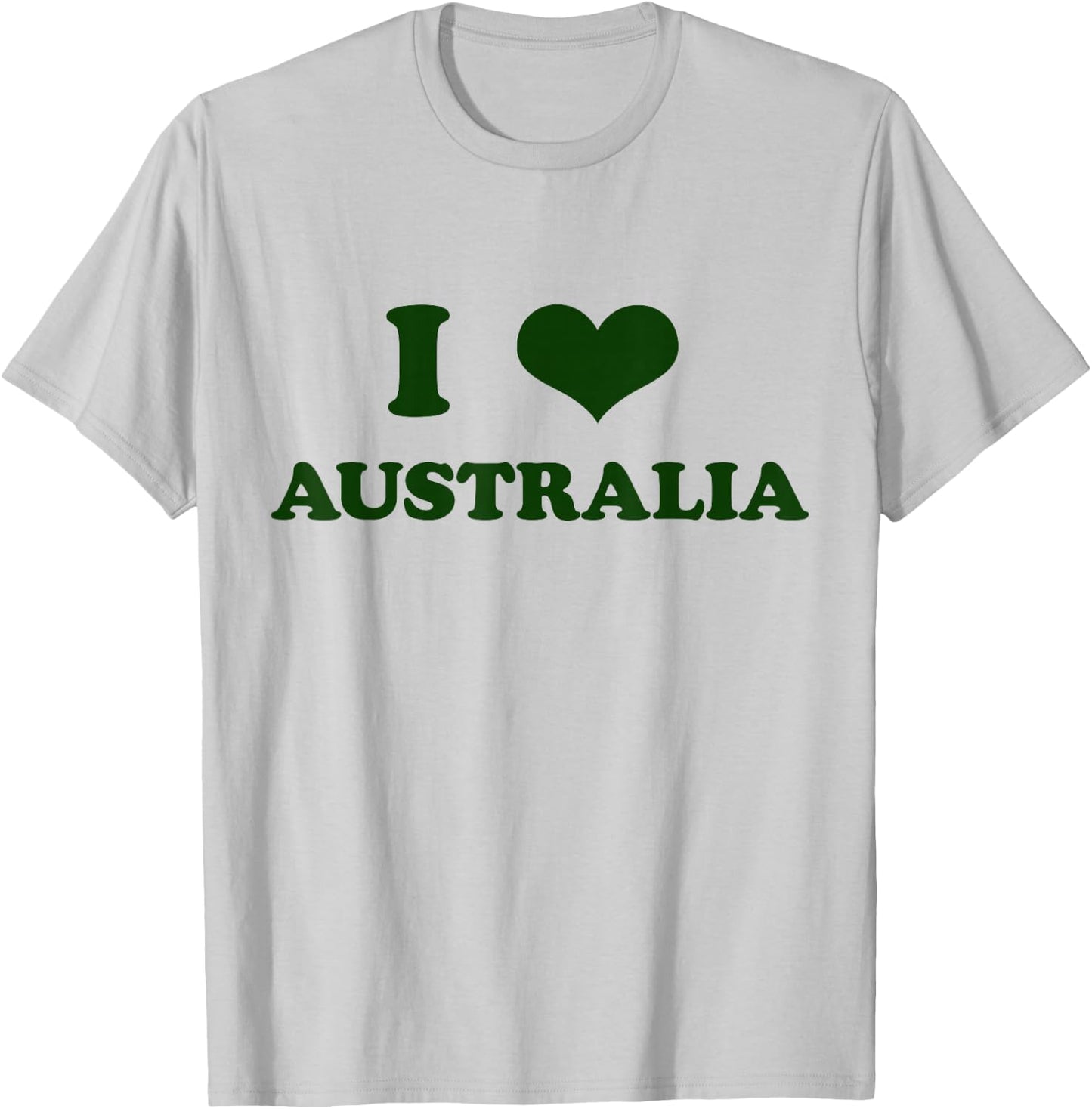 I Love Australia I Heart Shape Aussie Men Women Kids T-Shirt - T-Shirt | Ash