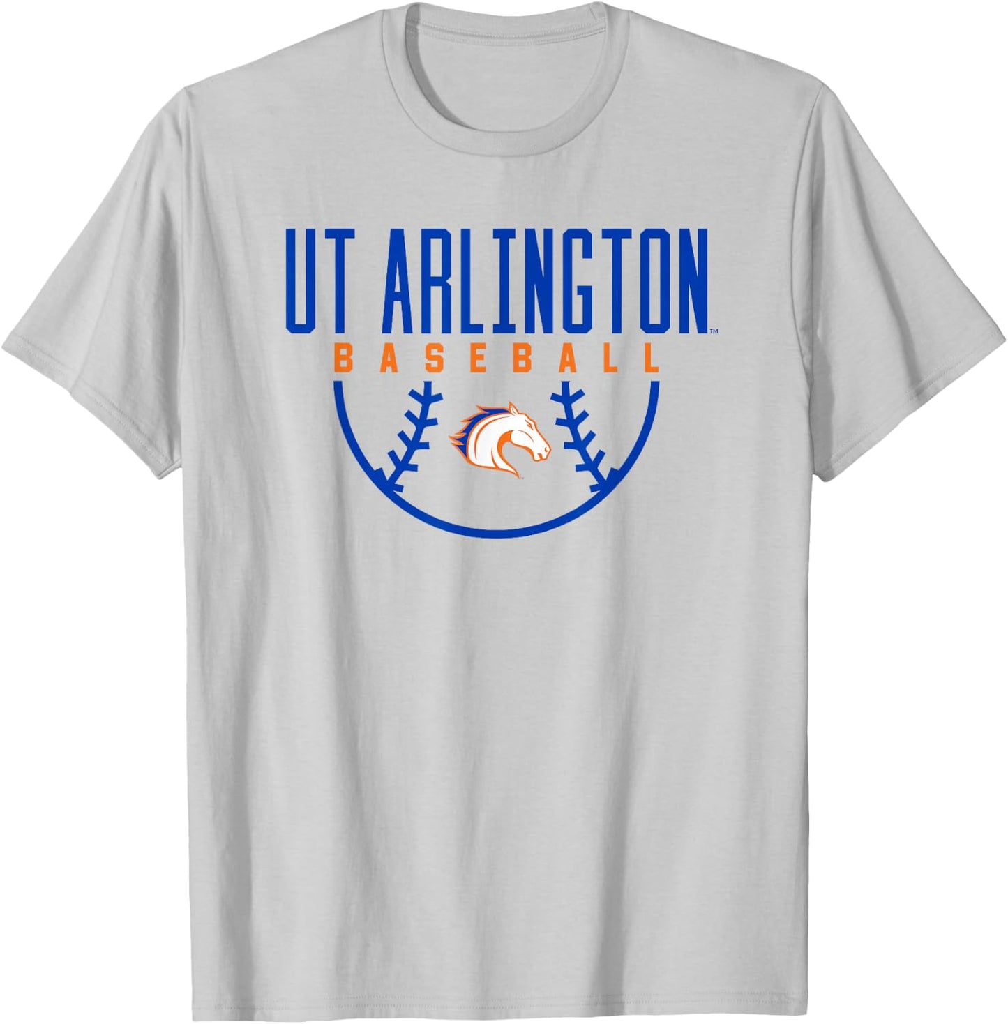 University of Texas at Arlington UTA Mavericks Baseball T-Shirt - T-Shirt | Ash