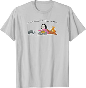 Red and Howling Always Room In The Heart For More T-Shirt - T-Shirt | Ash