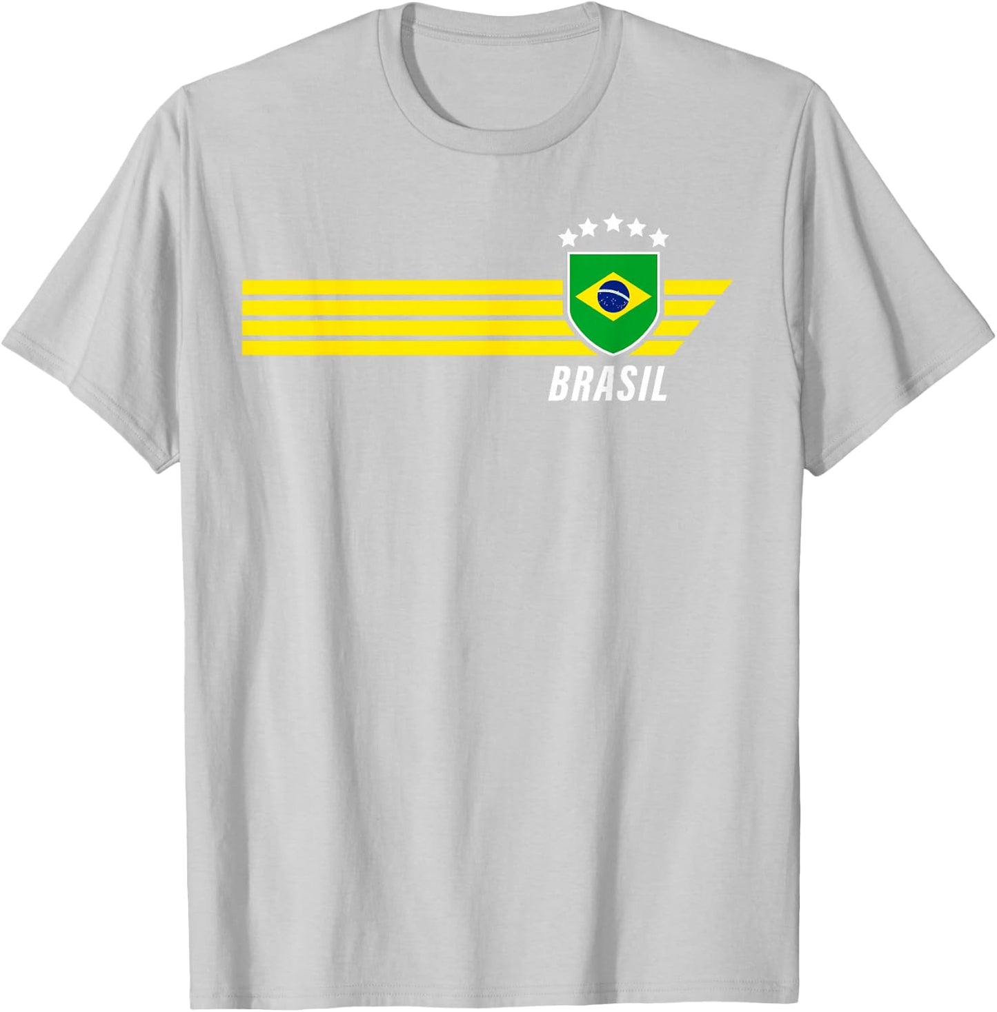 Brasilien Brasilien Seleção Brazilian Fußball Fan Trikot T-Shirt - T-Shirt | Ash