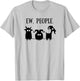 Goat Lovers for Introverts Ew People Goats T-Shirt - T-Shirt | Ash