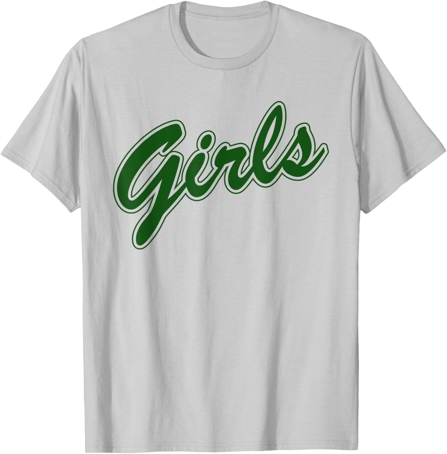 Girls Shirt Friends Green Graphic , grey T-Shirt - T-Shirt | Ash