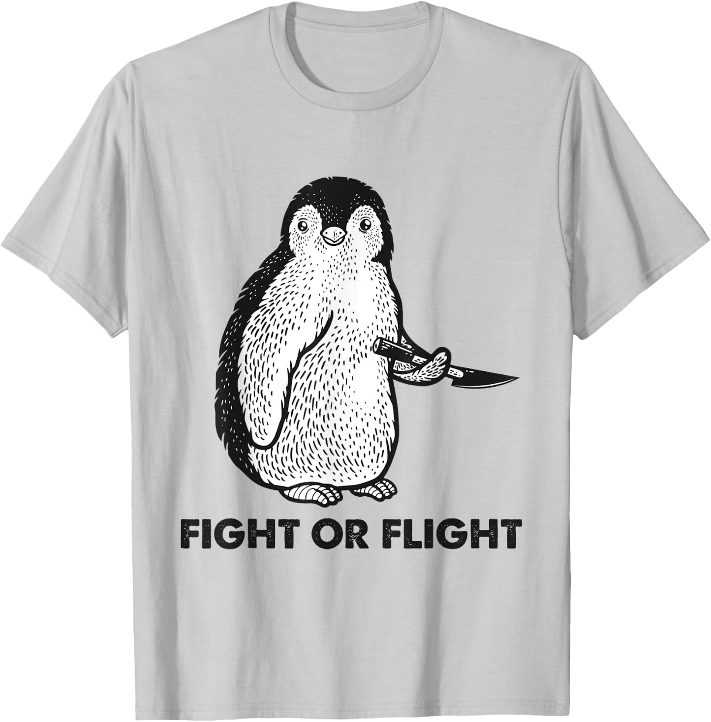 Jeu de mots amusant de pingouin T-Shirt - T-Shirt | Ash