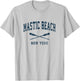 Mastic Beach New York Vintage Nautical Paddles Sports Oars T-Shirt - T-Shirt | Ash