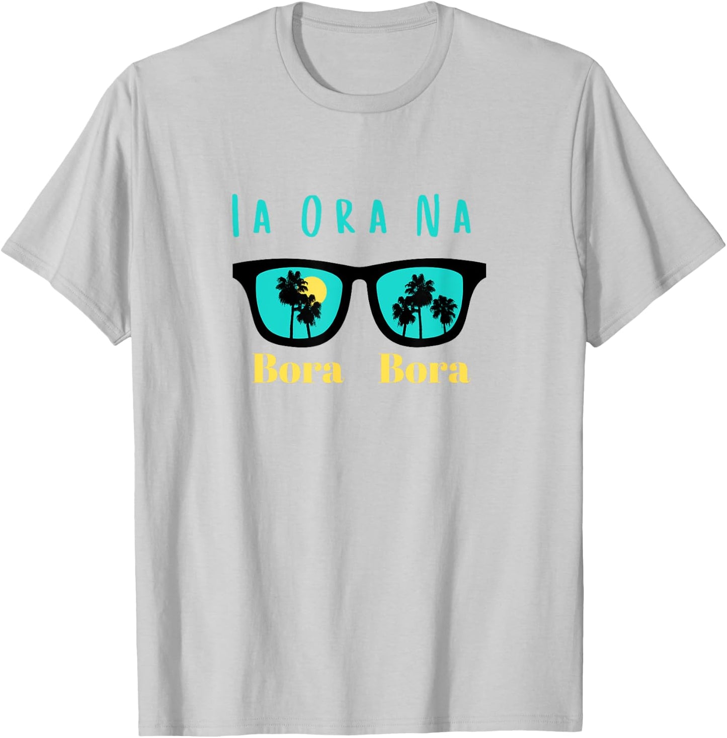 Holiday Souvenir Bora Bora T-Shirt - T-Shirt | Ash