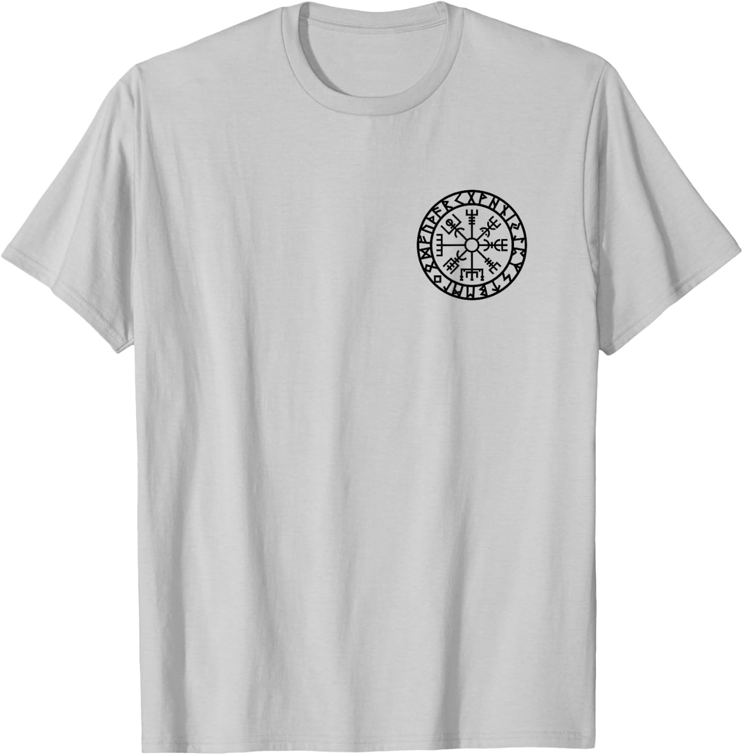 Vegvisir Vikings Nordischer Schutz Odin Thor Celtic T-Shirt - T-Shirt | Ash
