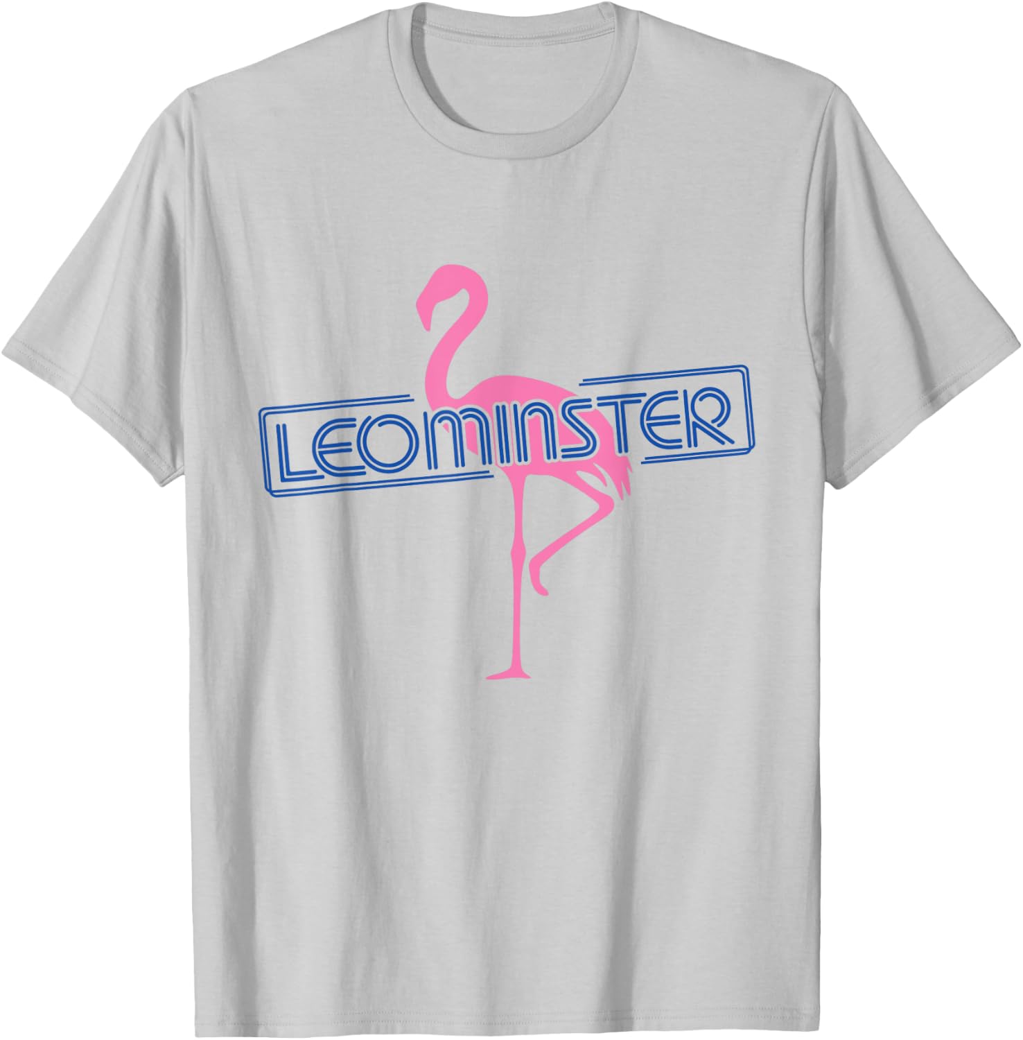 Leominster MA Flamingo T-Shirt - T-Shirt | Ash
