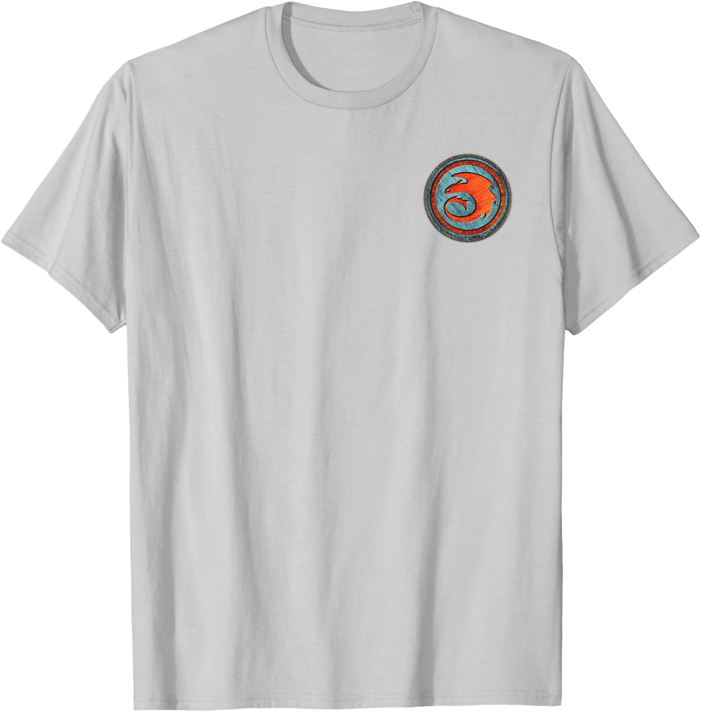 Universal Epic Universe Isle of Berk Viking Shield Two Sided T-Shirt - T-Shirt | Ash