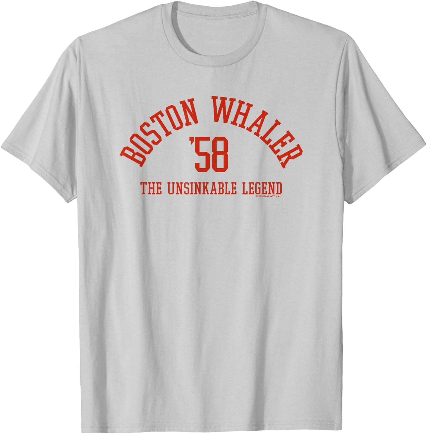 Boston Whaler Boston Collegiate Red T-Shirt - T-Shirt | Ash