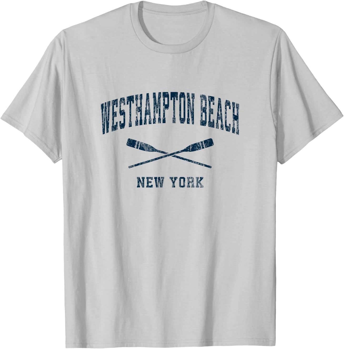 Westhampton Beach New York Vintage Nautical Paddles Sports O Men Women Kids T-Shirt - T-Shirt | Ash