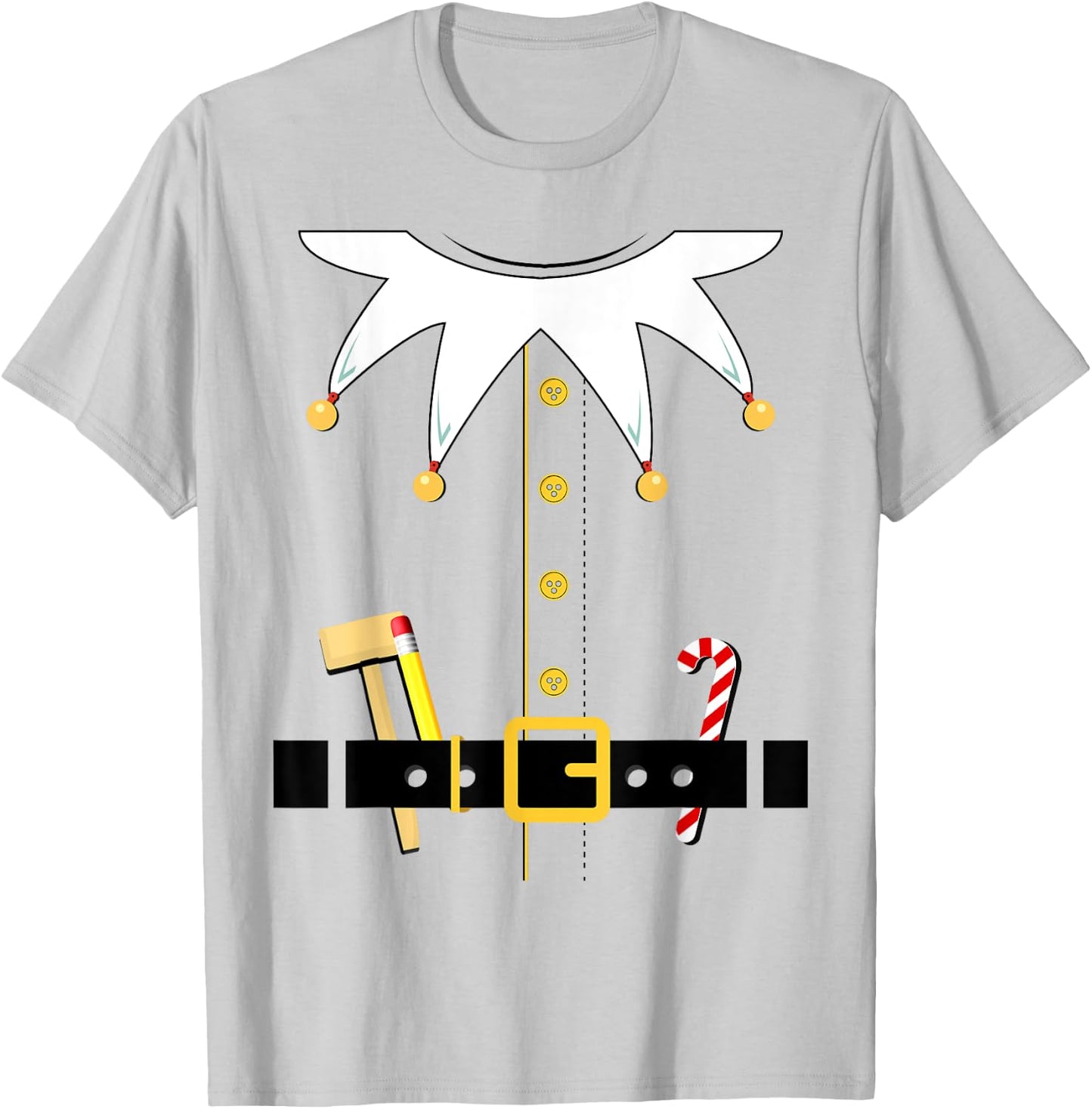 Elf Costume , Women, Boys, Girls, Kids, Youth T-Shirt - T-Shirt | Ash