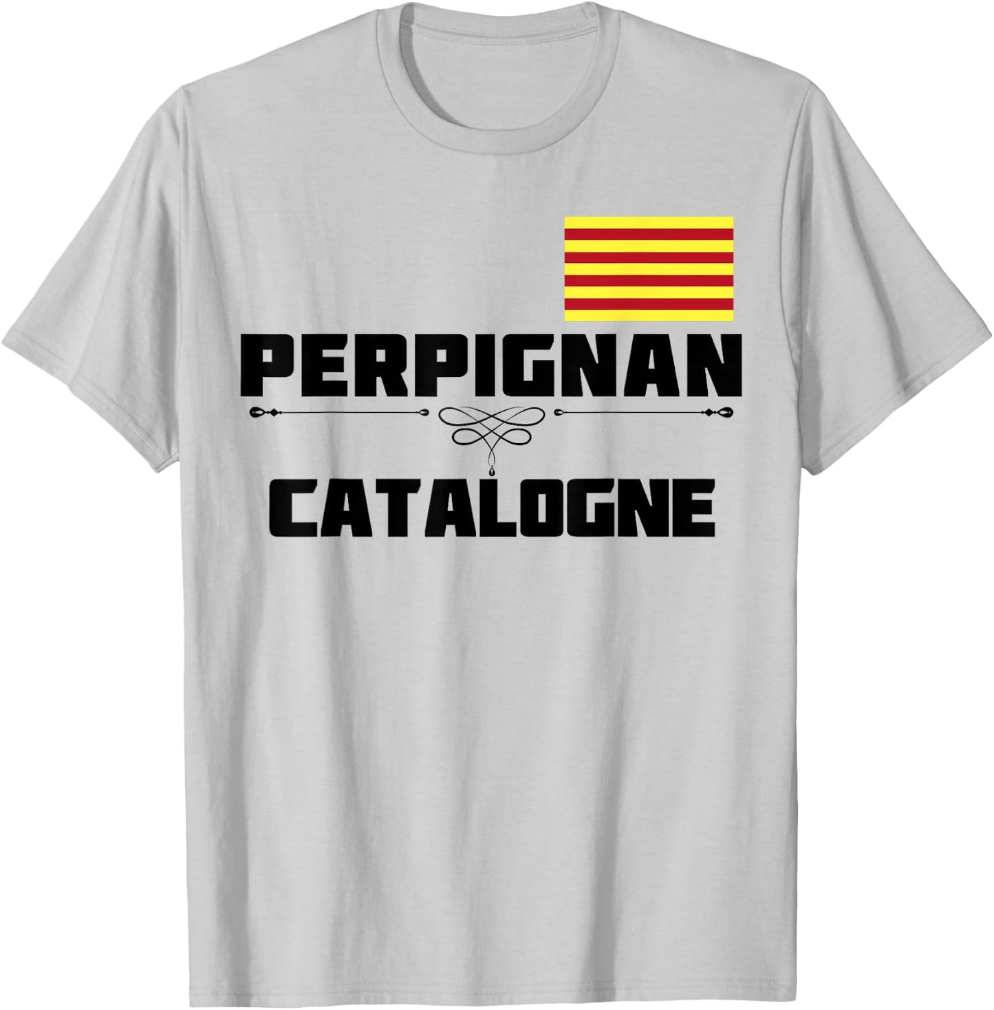 Rugby Club Perpignan Catalonia Man Supporter Catalan , white, S T-Shirt - T-Shirt | Ash