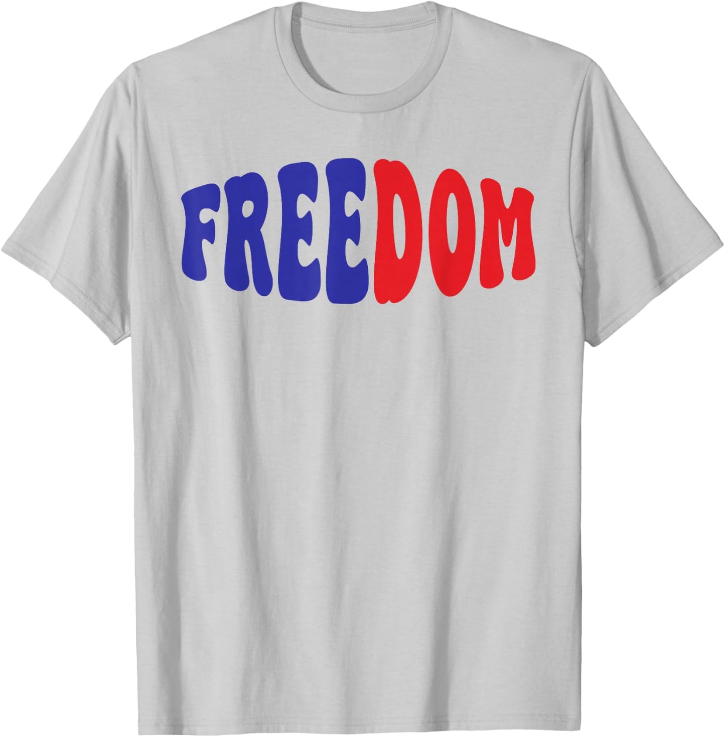 I Love The Taste of Freedom Fun Couples Matching 4th of July T-Shirt - T-Shirt | Ash