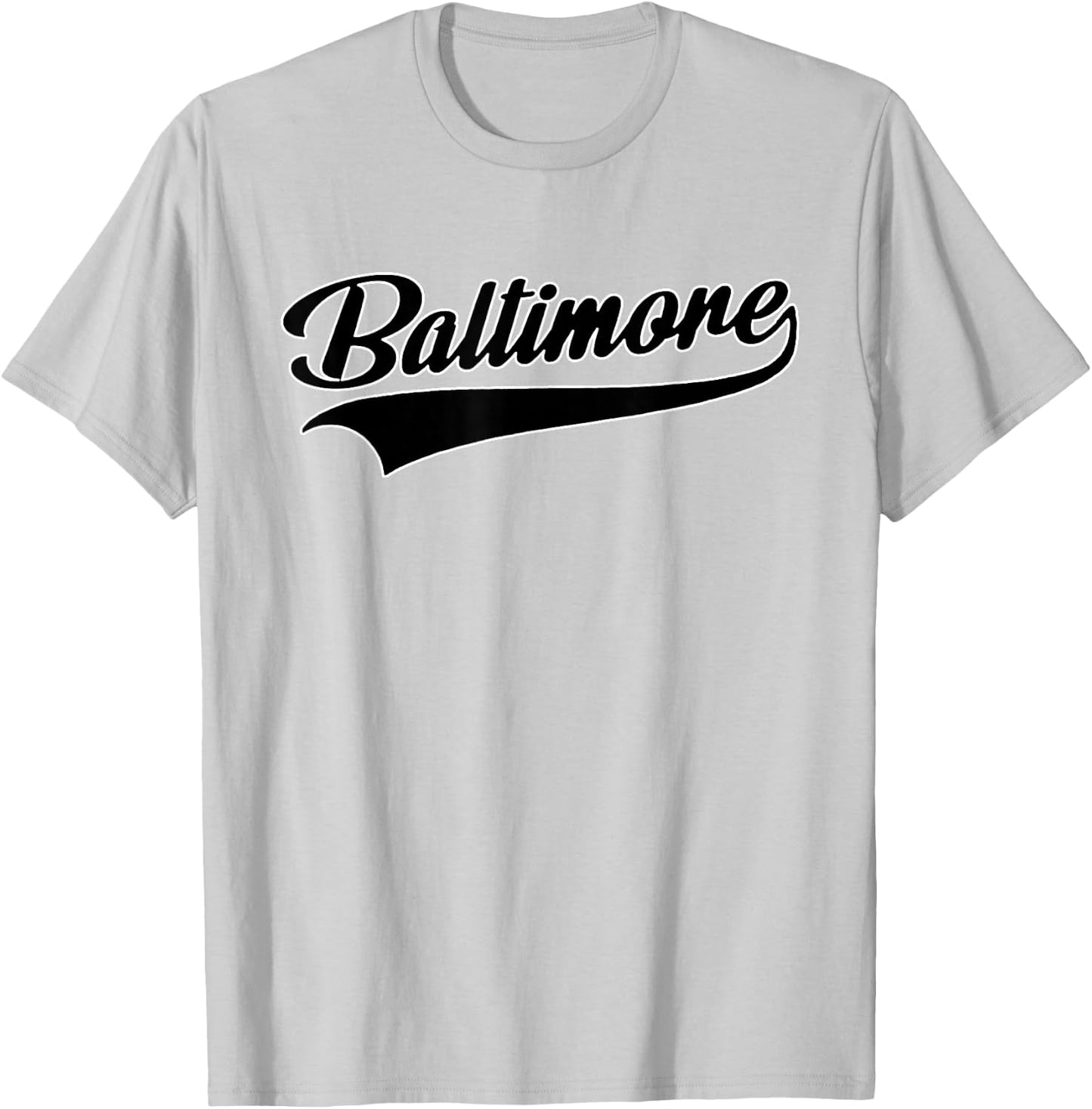 Baltimore - Throwback Design - Classic T-Shirt - T-Shirt | Ash