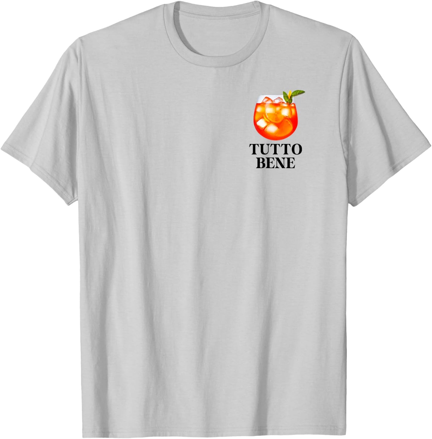 Tutto Bene, Aperöchen Spritz Club Collection , White T-Shirt - T-Shirt | Ash