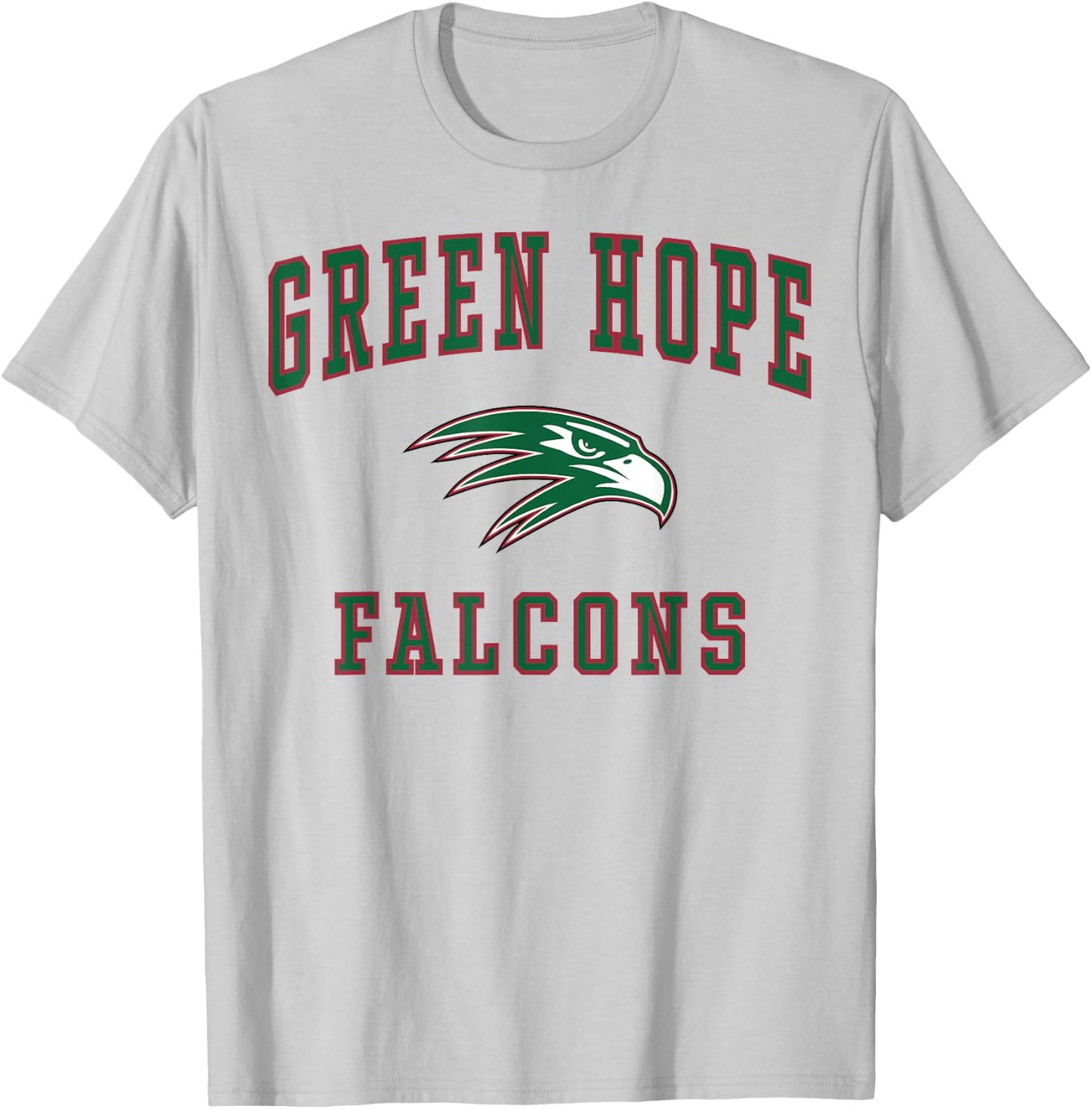 Green Hope High School Falcons T-Shirt - T-Shirt | Ash