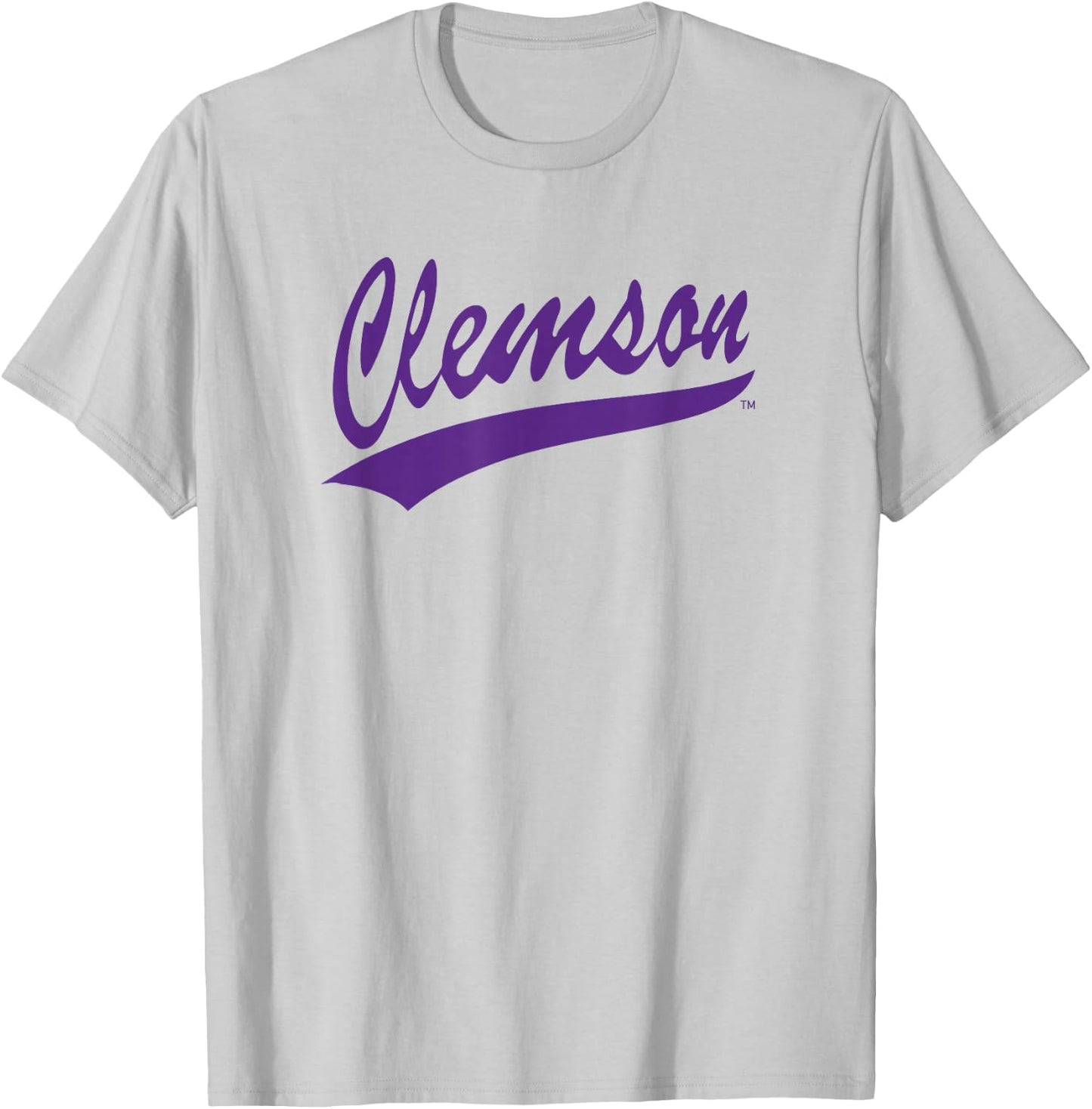Elite Authentics Clemson Tigers Classic Logo Orange -Adult T-Shirt - T-Shirt | Ash
