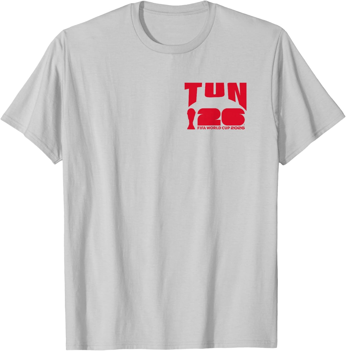 FIFA World CUP26 Tunisia Ball in Goal T-Shirt - T-Shirt | Ash