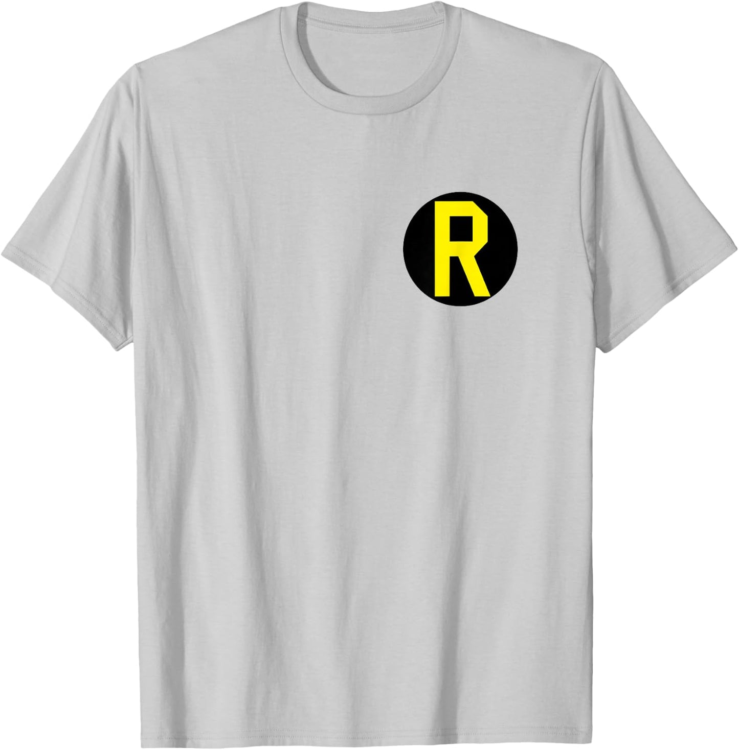 Batman Robin Left Chest Logo T-Shirt - T-Shirt | Ash