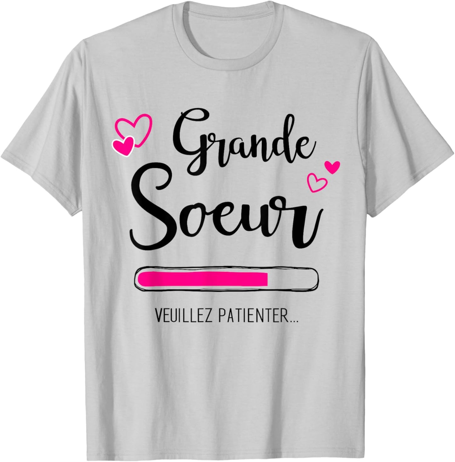 Big Sister Loading , white, S T-Shirt - T-Shirt | Ash
