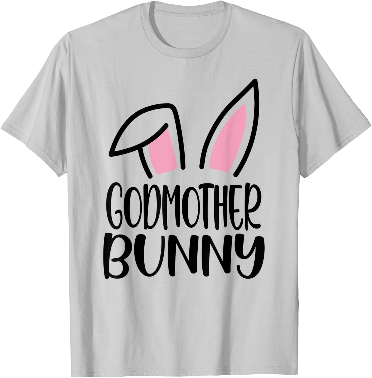 Funny Godmother Bunny Happy Easter Family Matching T-Shirt - T-Shirt | Ash