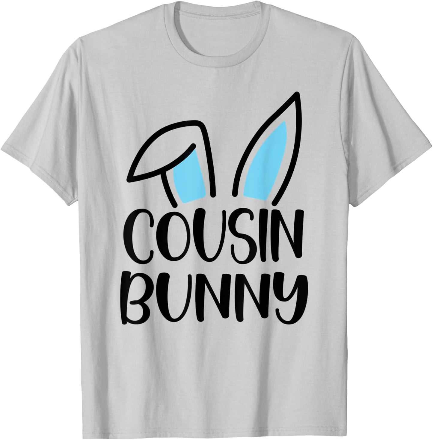 Funny Cousin Bunny Happy Easter Family Matching T-Shirt - T-Shirt | Ash