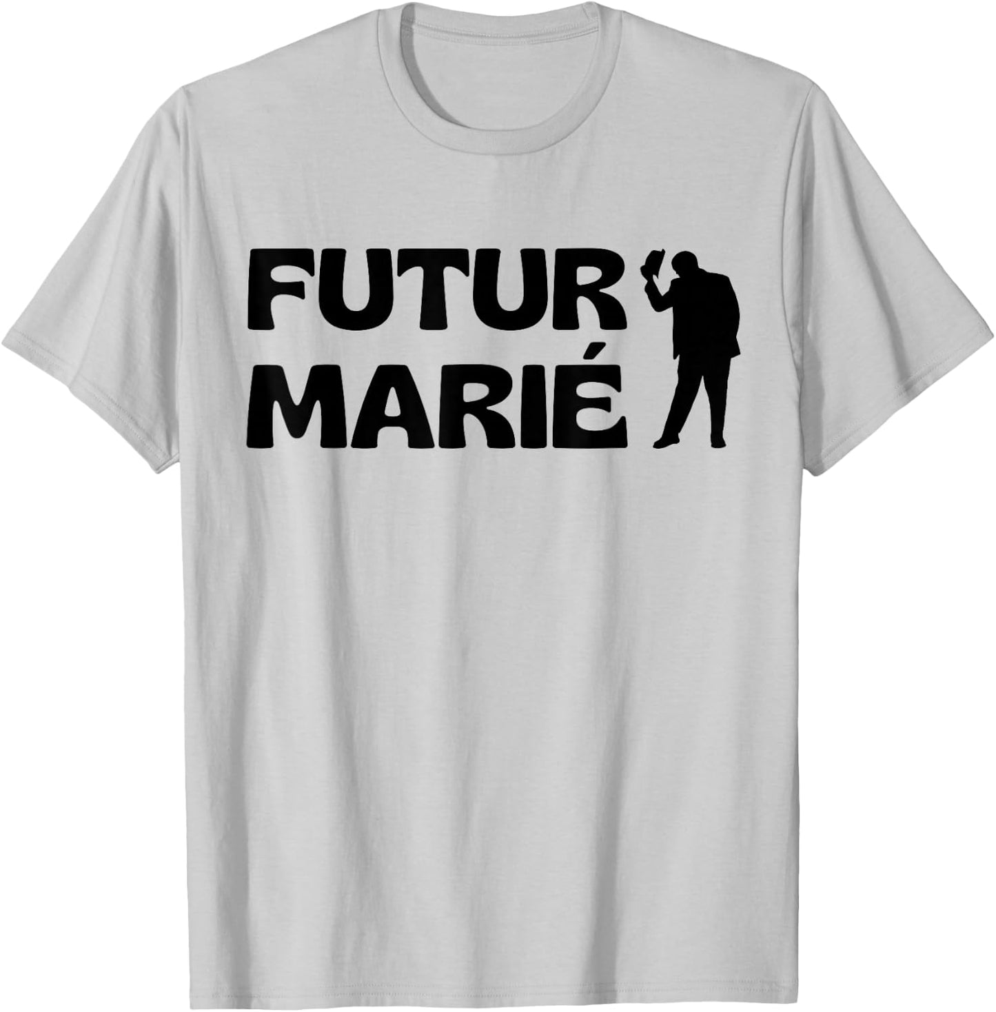 Future Groom Man Hat Wedding Costume EVG Party Humor , white, S T-Shirt - T-Shirt | Ash