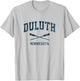 Duluth Minnesota Vintage Nautical Paddles Sports Oars T-Shirt - T-Shirt | Ash