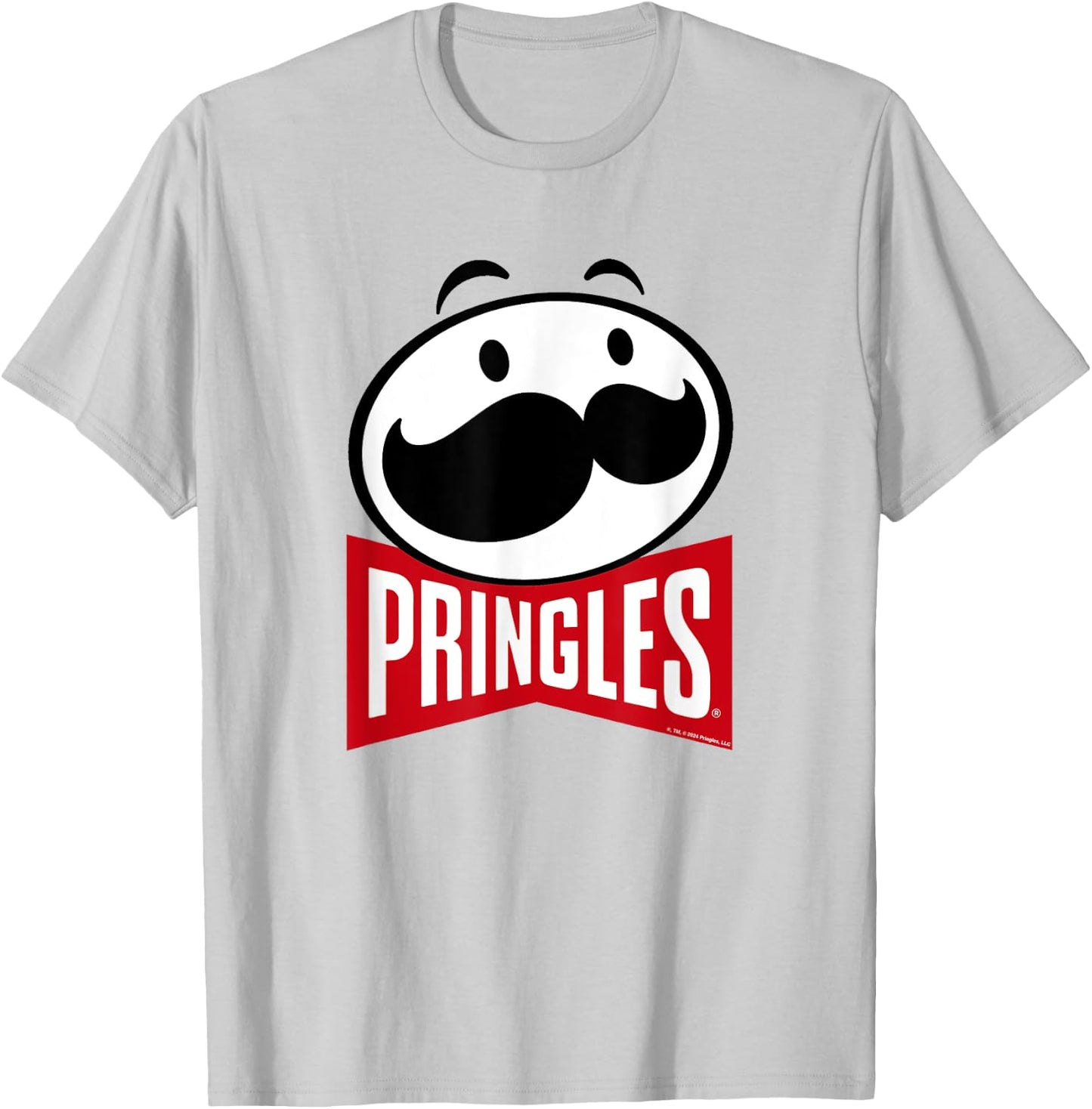 Pringles Modern Classic Logo , Red, S T-Shirt - T-Shirt | Ash