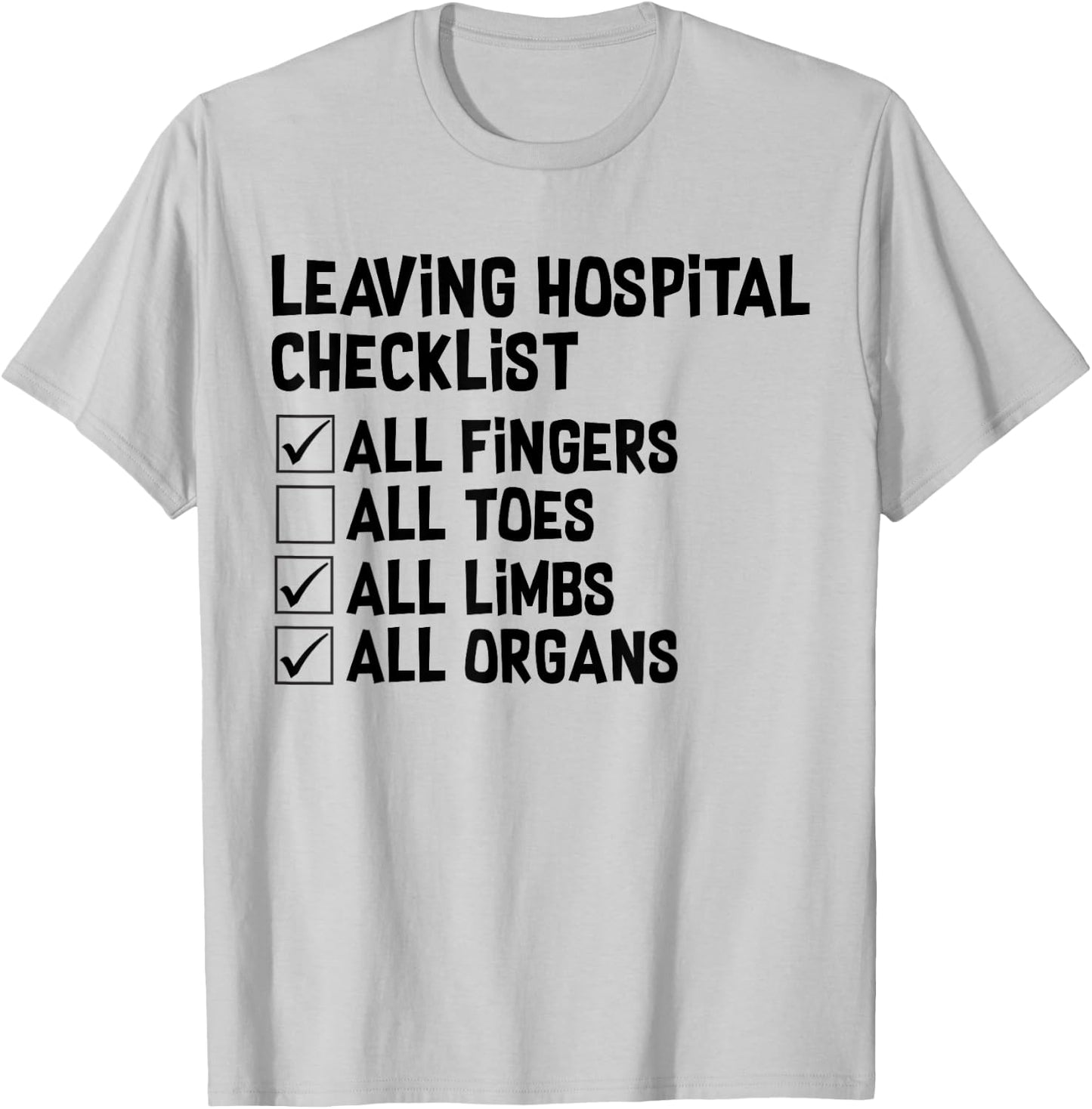 Toe Amputee Funny Humor Prosthetic Amputation T-Shirt - T-Shirt | Ash
