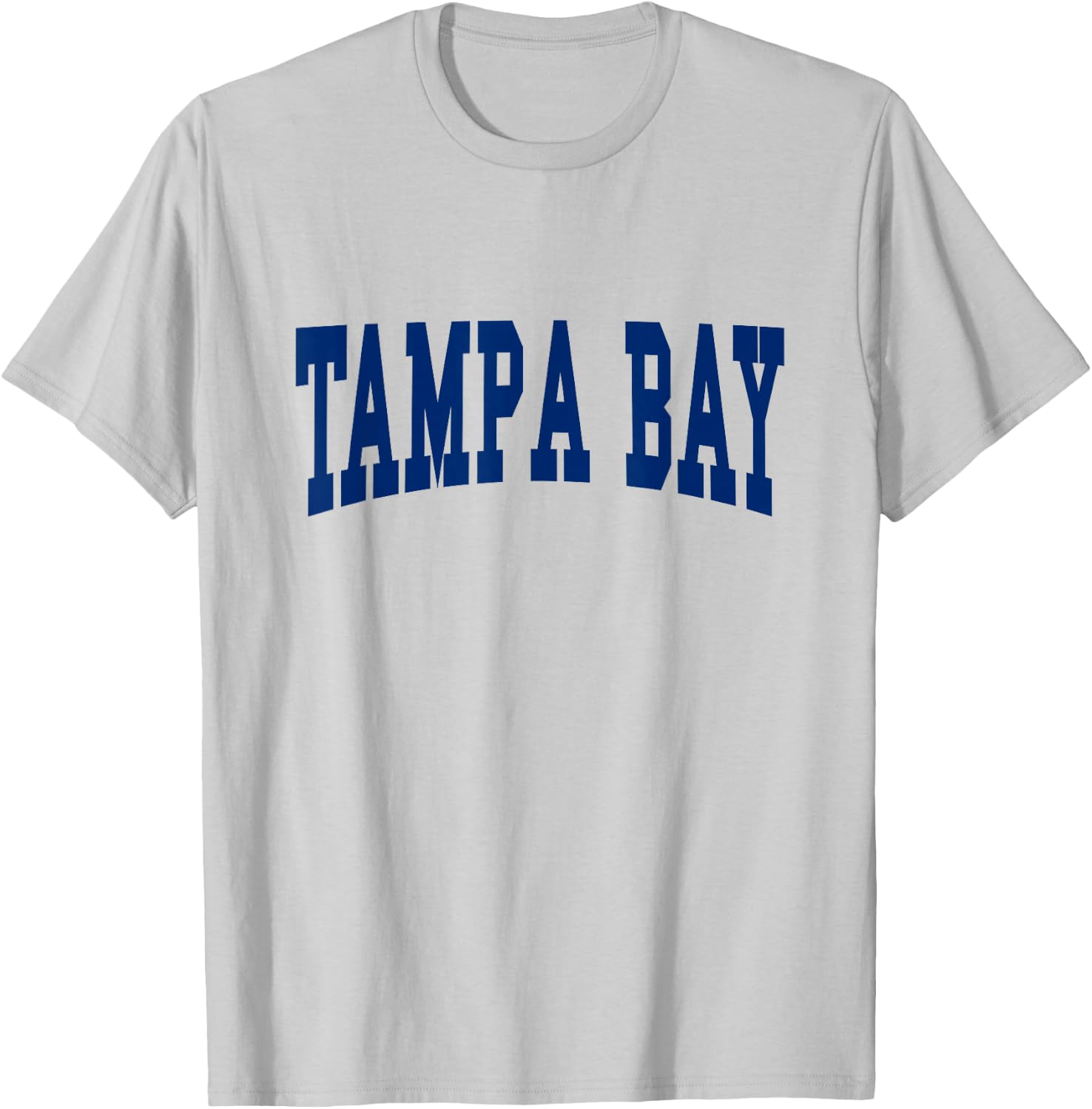 Graphic Apparel Co. - Tampa Bay - Hometown Pride - Throwback Design - Classic Adults - White - Small - Short Sleeve T-Shirt - T-Shirt | Ash